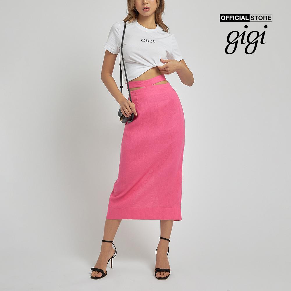 GIGI - Chân váy bút chì xẻ tà cut out thời trang G3302S221511