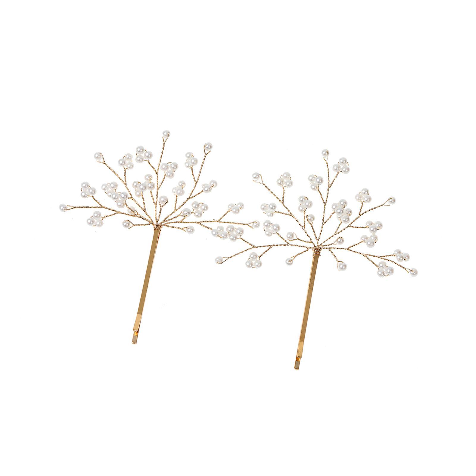 2Pcs Hair Clips Elegant Hair Styling Tool Hair Accessories Snap Hairpins