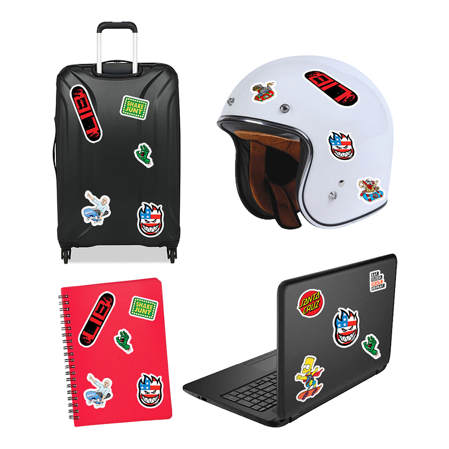 Set 100 Sticker - Skate Board