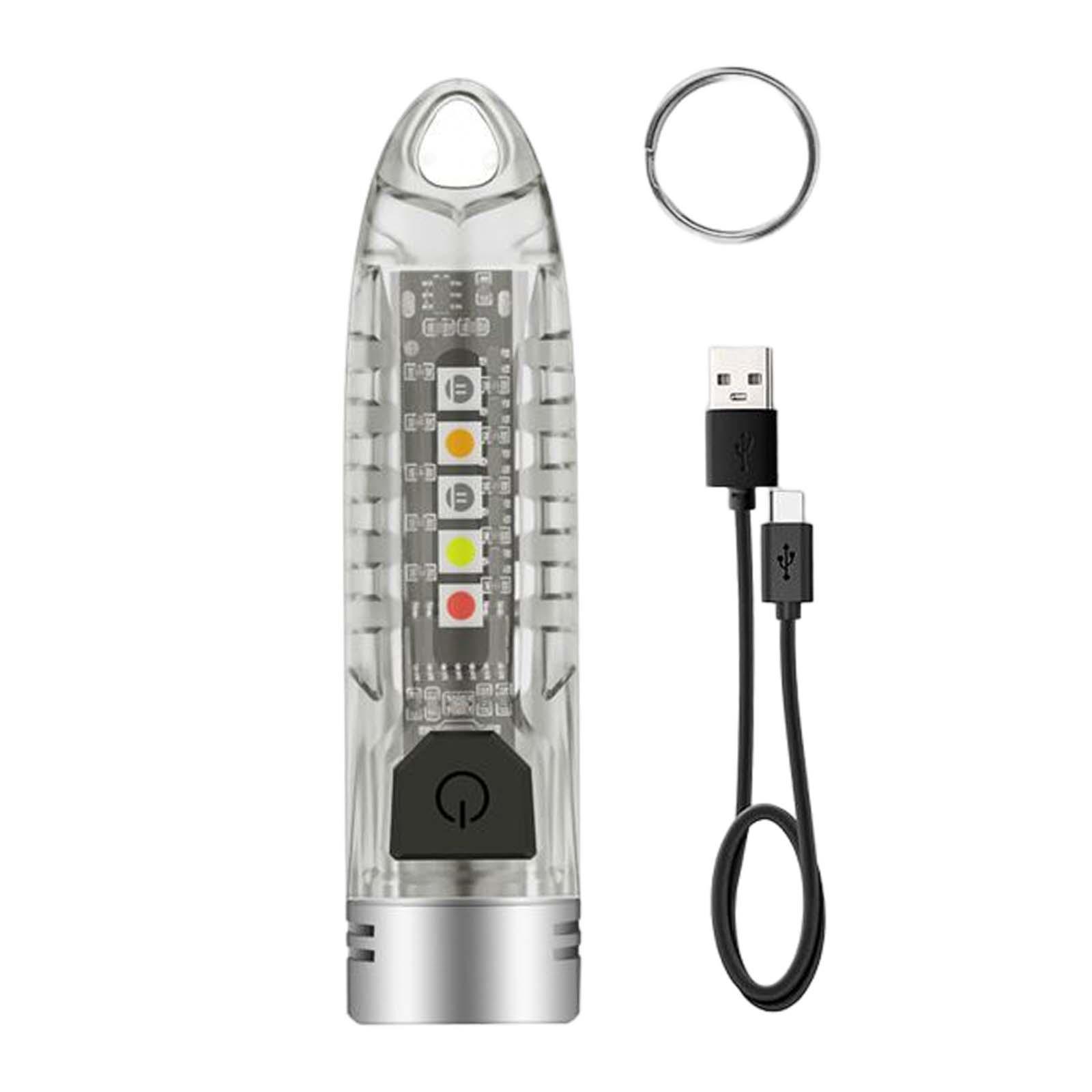 LED Light Waterproof with Key Chain and 12 Modes for Backpacking