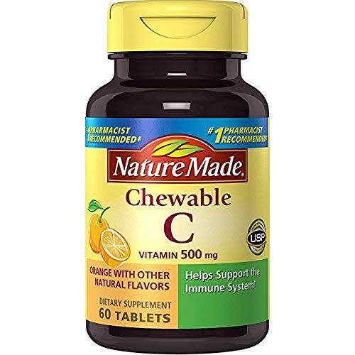 Viên Nhai Nature Made Bổ Sung Vitamin C 500mg