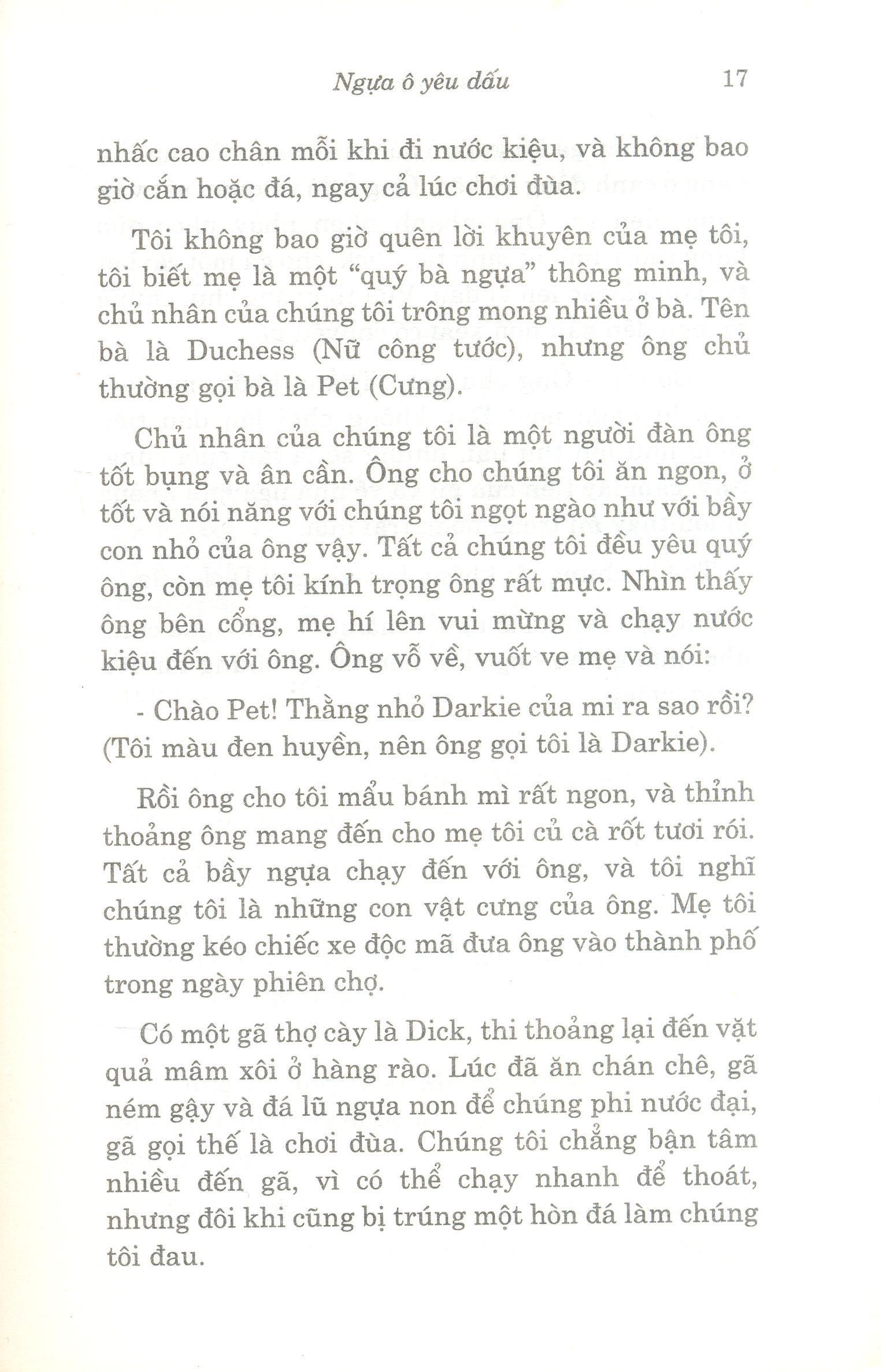 Ngựa Ô Yêu Dấu (Tái Bản)