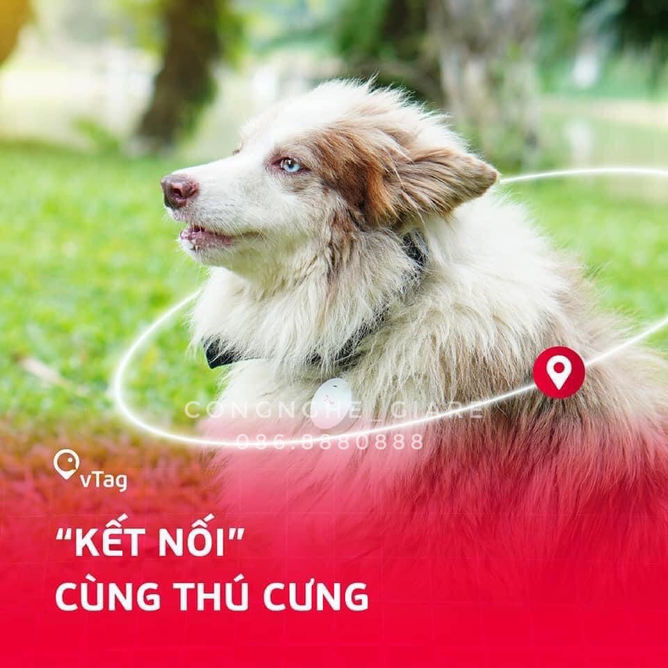 [Hàng Chính hãng] VTag Viettel [Kèm eSim 12th] - Định vị Thú cưng, Trẻ em, Người già, Đồ vật