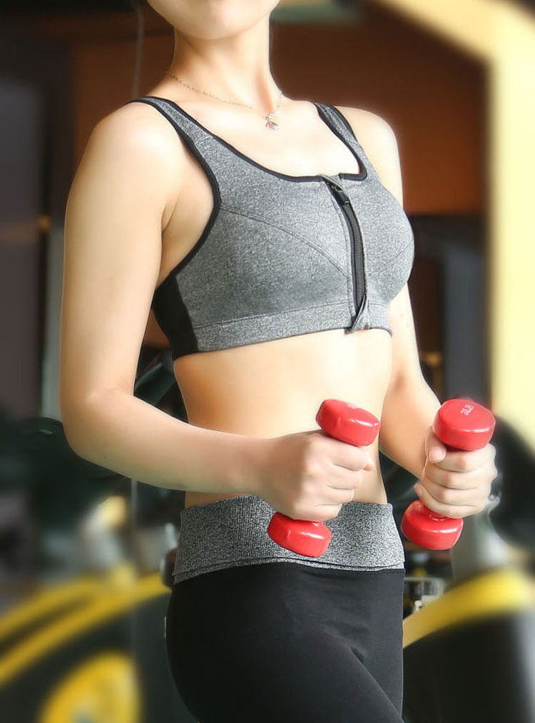 Áo bra tập gym yoga nữ có mút đệm, 4 nấc cài, ôm vòng 1 thoải mái vận động