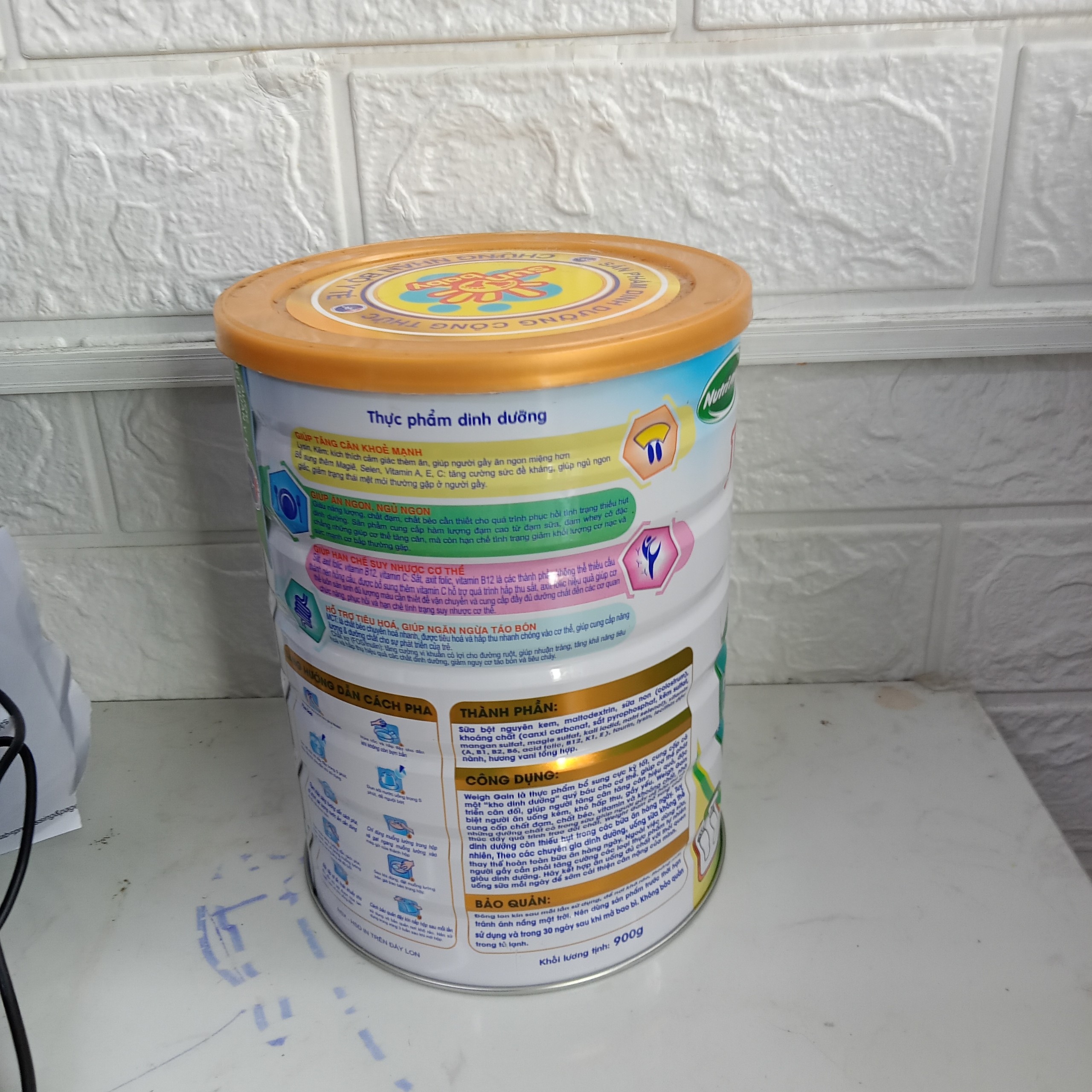 Sữa Bột WEIGH GAIN Dinh Dưỡng Dành Cho Người Gầy Và Cần Tăng Cân _Nutri plus_NWG45