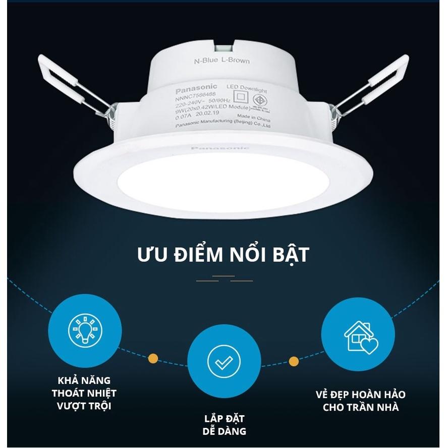 Đèn LED DOWNLIGHT PANASONIC 7W - 9W - 12W - 15W - 18W- 24W_Hàng chính hãng