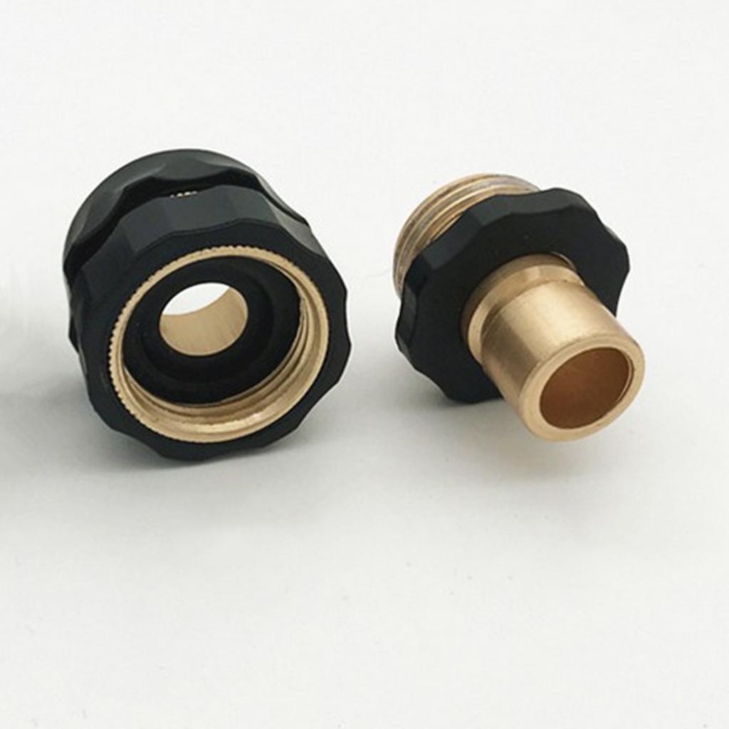 2X Vườn Nước Máy Vòi Ống Kết Nối Kết Nối Nhanh Adapter Tưới Cây Dụng Cụ