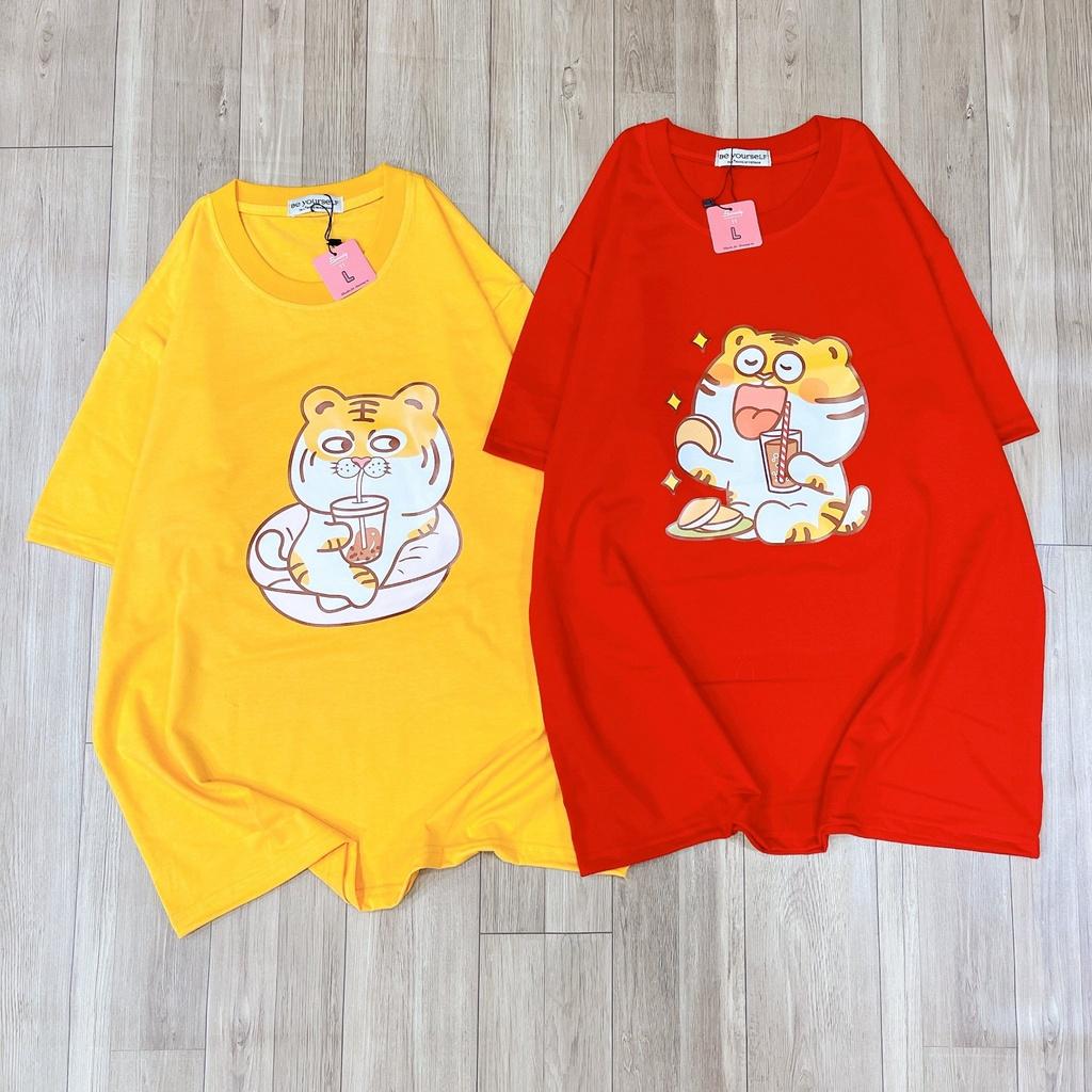 Áo Thun Tay Ngắn Unisex Đủ Size M L XL - CỌP ĂN BÁNH RÁN