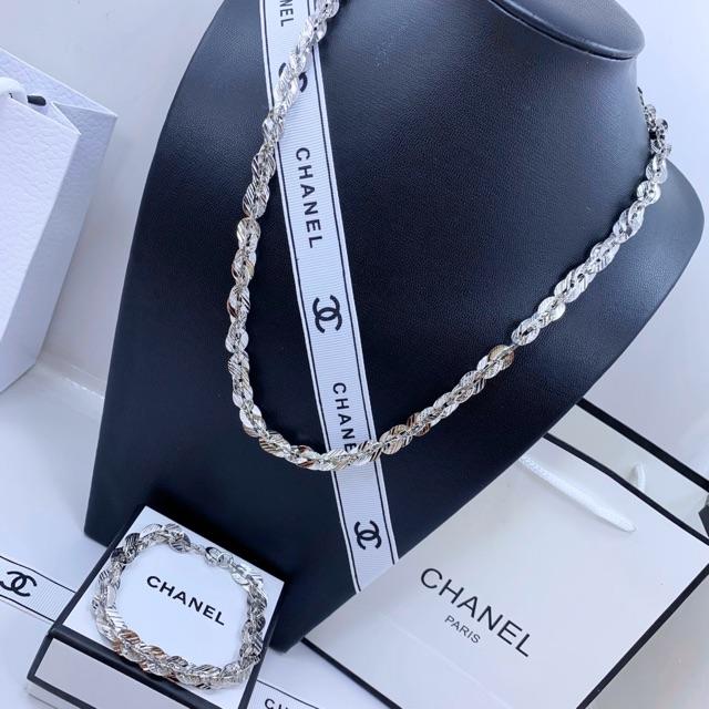 Set trang sức mạ vàng trắng RCLN