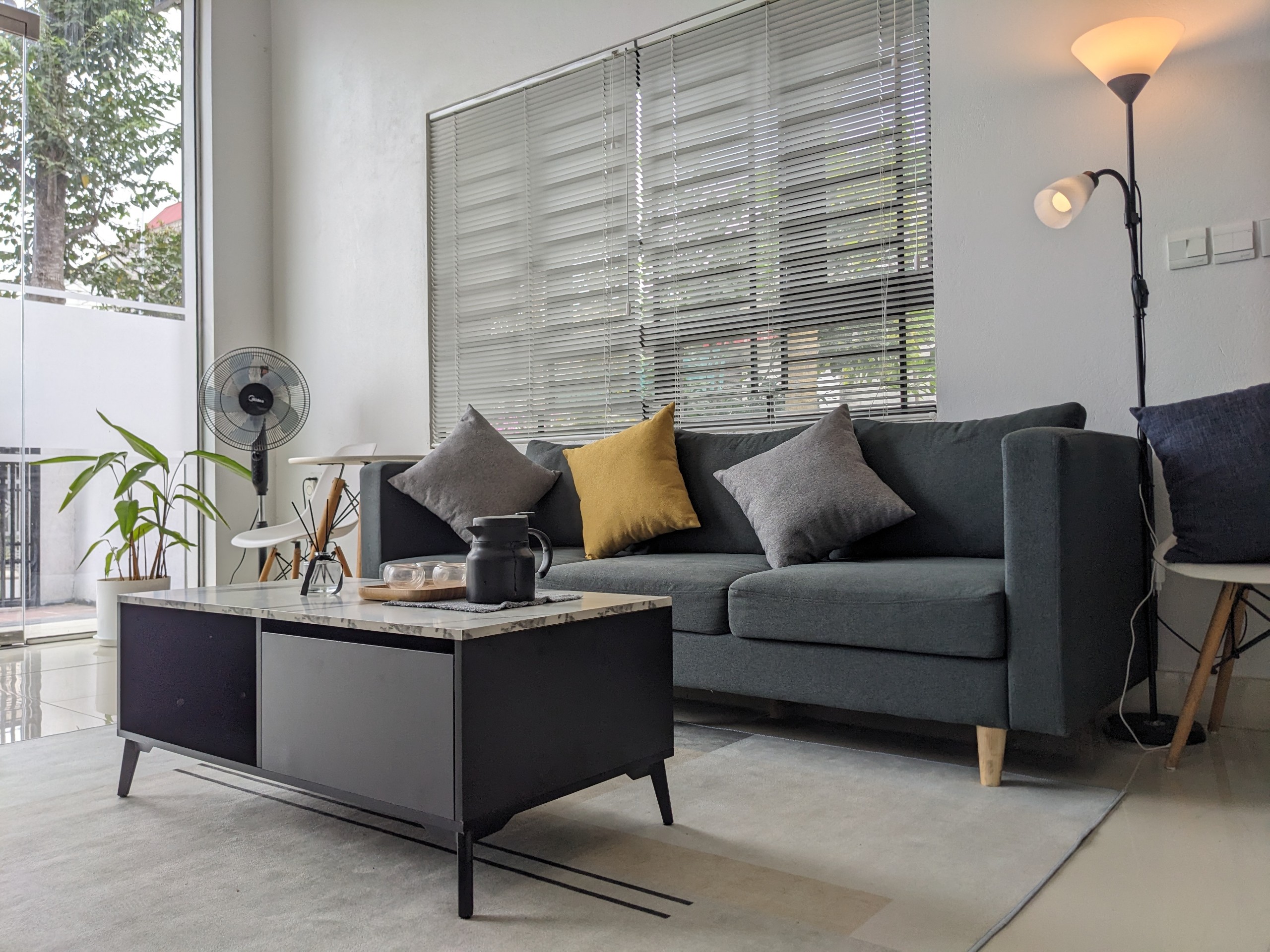 Sofa băng bọc nhung hiện đại phù hợp phòng khách, chung cư, phòng làm việc Tundo (nhiều màu lựa chọn)