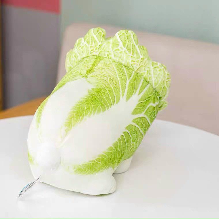 Gấu bông chó bắp cải – Quà tặng thú nhồi bông Shiba Inu Vegetable Fairy siêu dễ thương – Size 50 cm – Gối ôm cho bé ngủ ngon