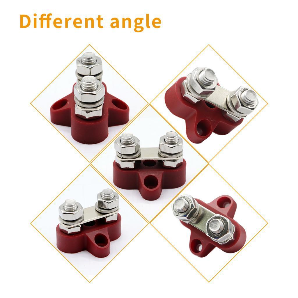 2X Bar Terminal Block - M8 Power Distribution Block for Truck