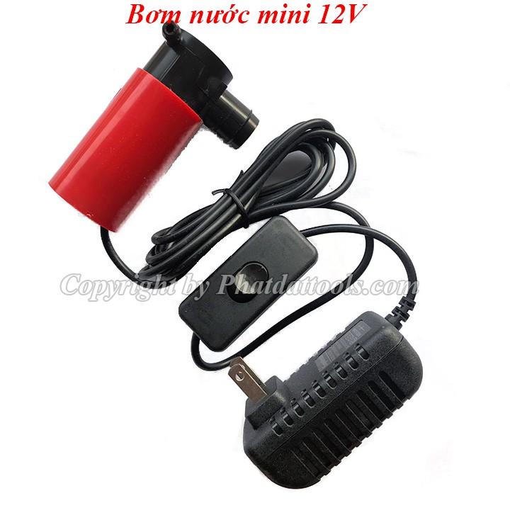 Máy bơm nước 12V mini cho máy cắt rãnh tường