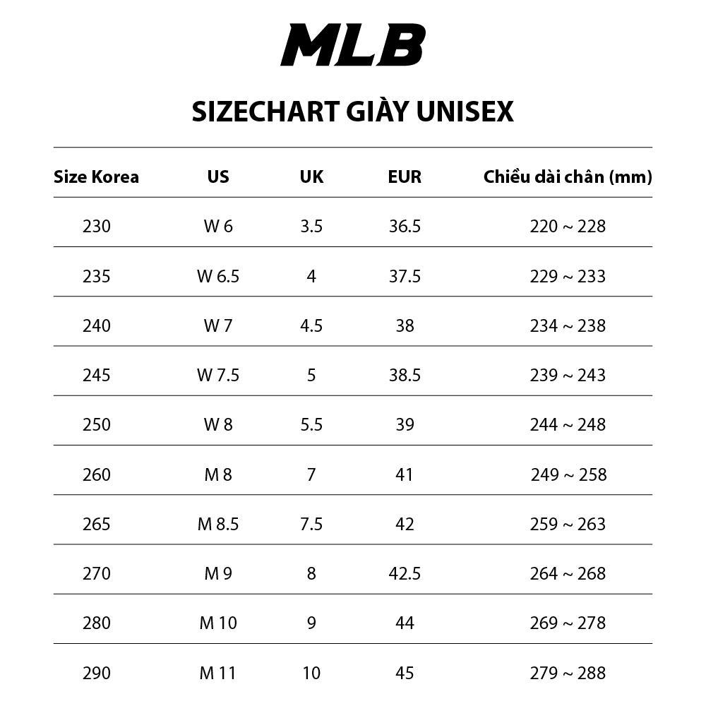 MLB - Giày sandals unisex đế thấp quai ngang Chunky 3ASDCBS33-50BKS