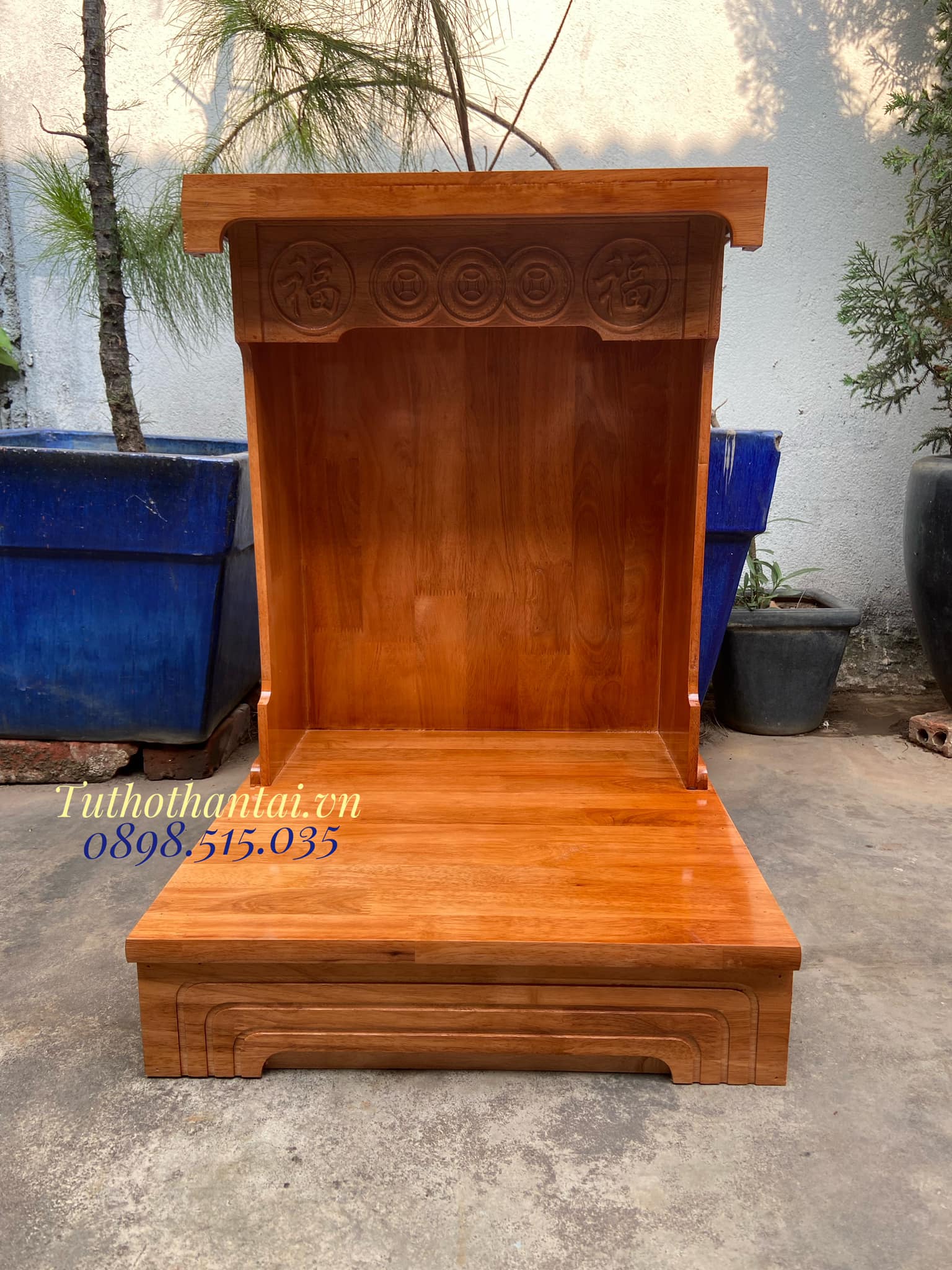 Bàn thờ thần tài ông địa mẫu hiện đại 48 X 68CM