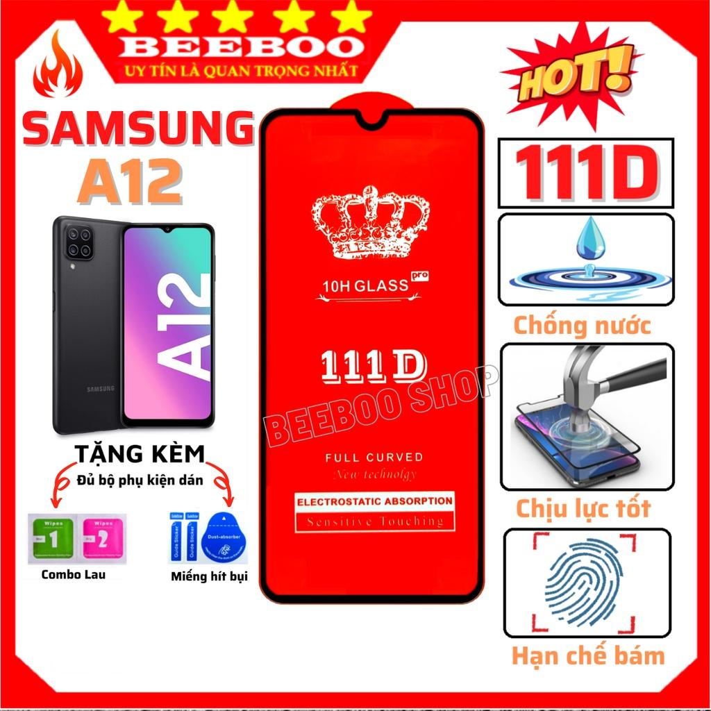 Kính cường lực Dành Cho Điện Thoại Samsung A12 - Full màn hình 11D - Độ cứng 9H