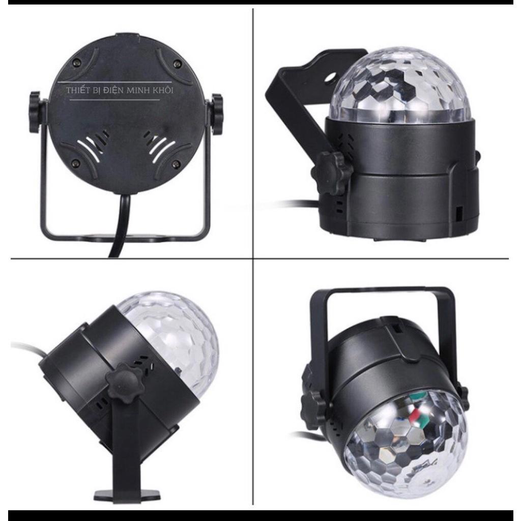 Đèn Led Xoay 7 Màu Pha Lê Trang Trí Karaoke, Sân Khấu, đèn nháy quẩy vũ trường