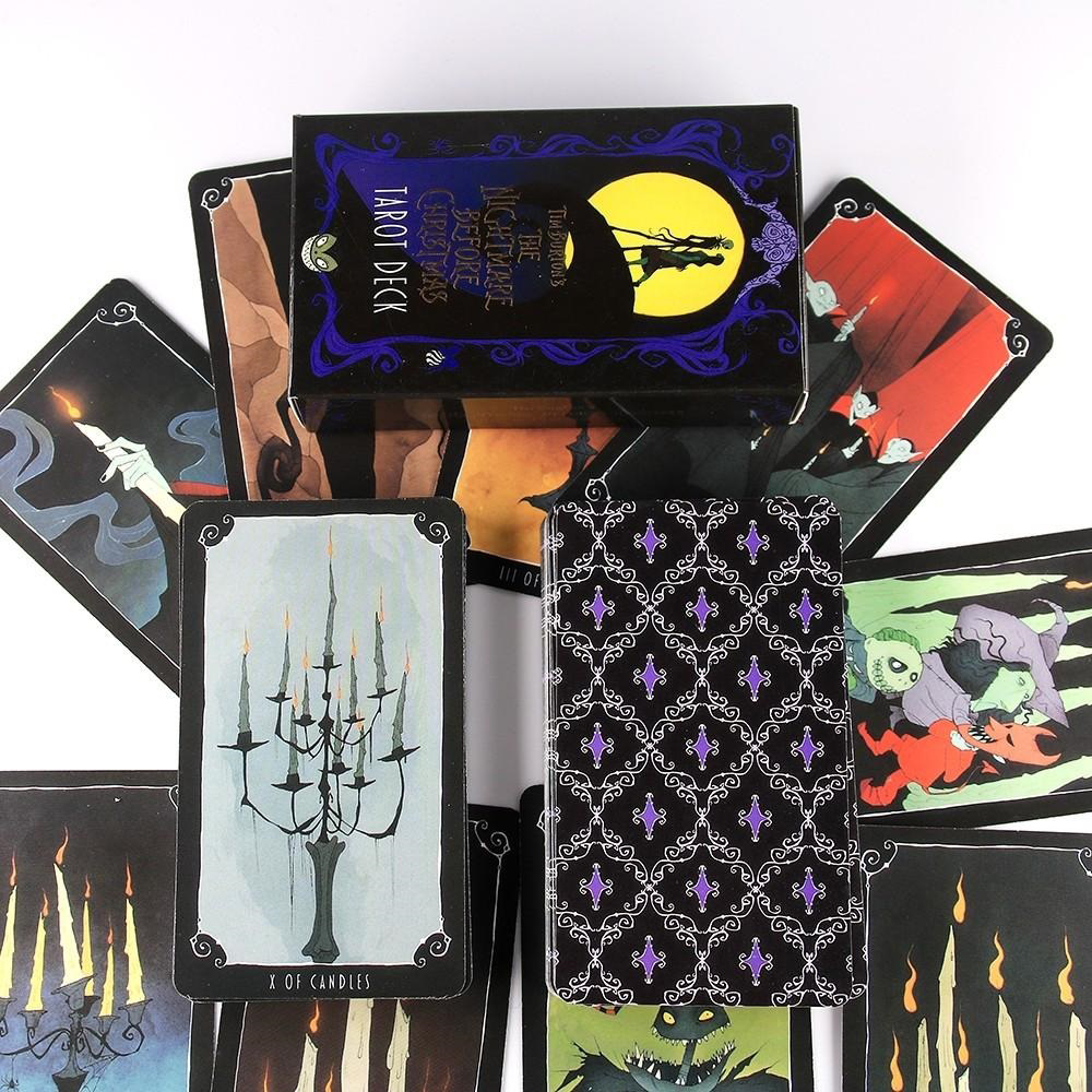 Bài Tarot The Nightmare Before Christmas 78 Lá Bài Tặng File Tiếng Anh Và Đá Thanh Tẩy