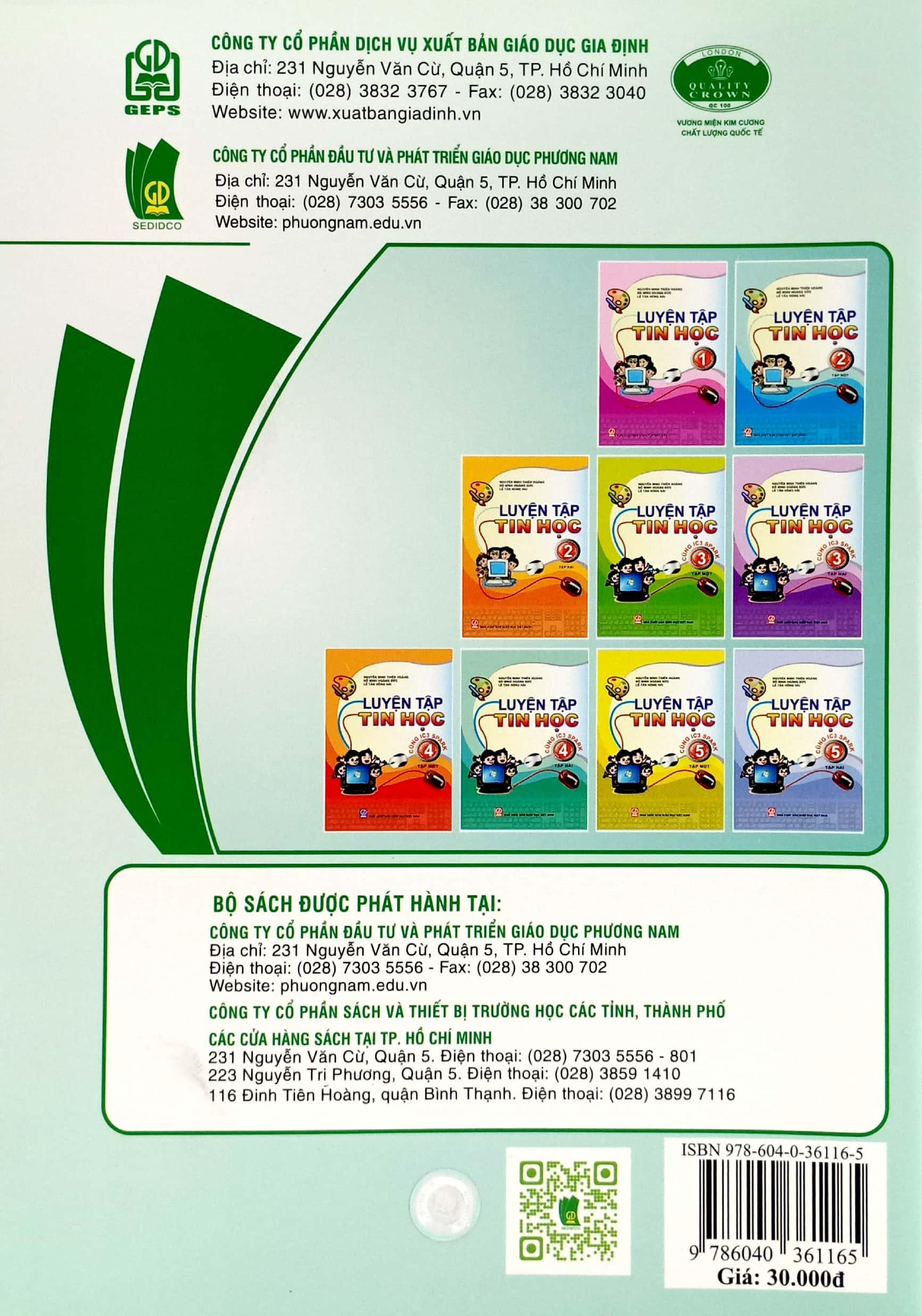 Luyện Tập Tin Học Lớp 5 - Tập 2