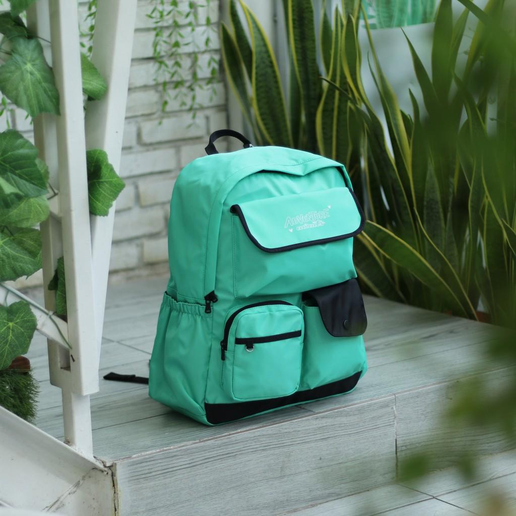 Balo học sinh Unisex, chất dù cao cấp, thiết kế thời trang - BOM