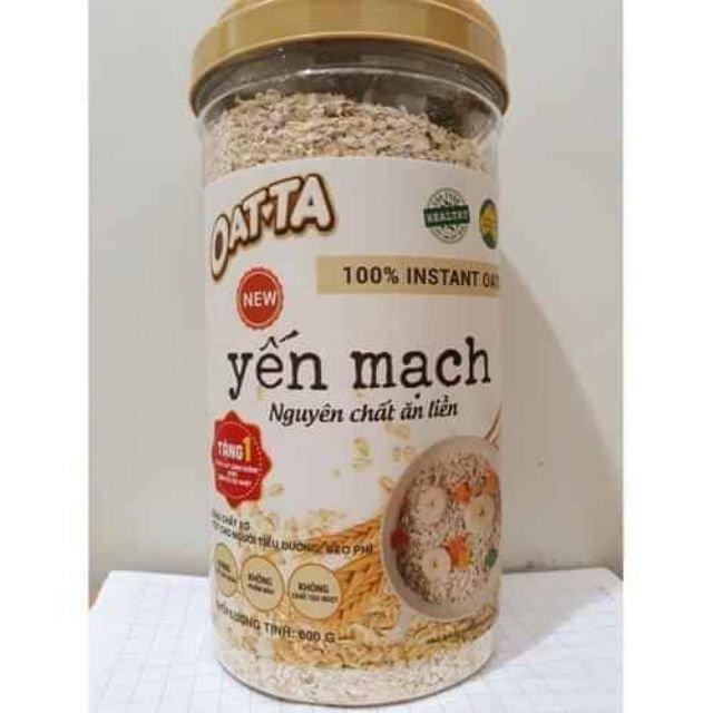 - Yến mạch nguyên chất ăn liền OATTA- hộp 800g