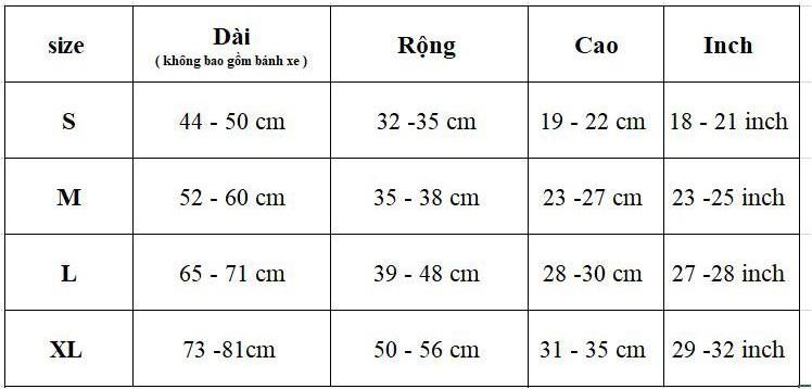 Túi bọc bảo vệ vali chống chầy xước B03