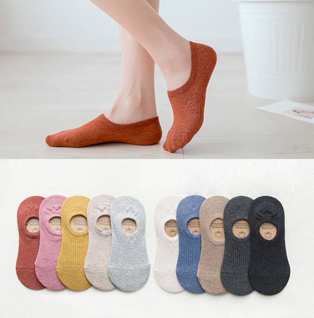 Combo 05 Đôi Tất Nữ Cổ Ngắn Chống Hôi Chân B.5281 I Phong Cách Nhật Bản