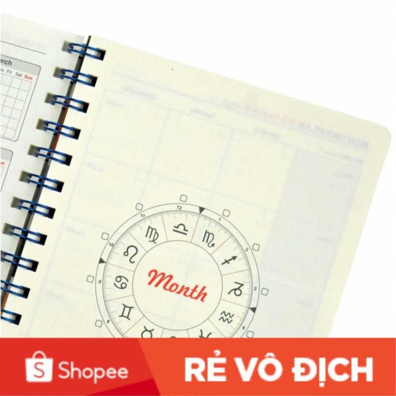 Sổ kế hoạch Planner lò xo kép A5 72,4g/m2; MS: 945