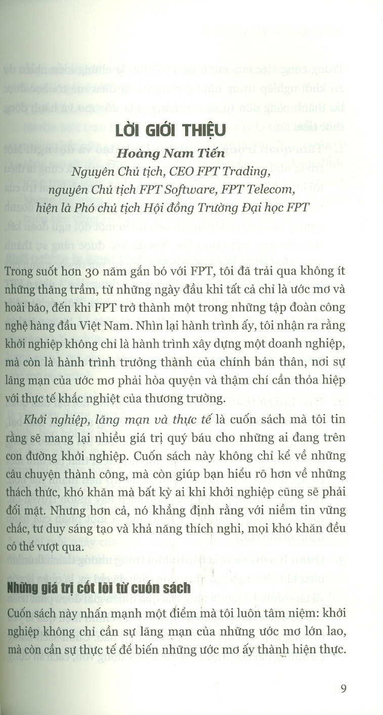 Khởi Nghiệp Lãng Mạn Và Thực Tế - Từ Những Câu Chuyện Thực Tế Đến Những Nguyên Lý Cơ Bản Của Khởi Nghiệp, Của Lãnh Đạo Và Quản Trị Doanh Nghiệp