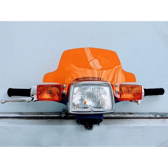 Kính chắn gió cho xe cub đèn vuông Hardy (Windshield For Square Headlight Honda Super Cub