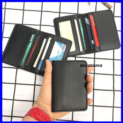 Ví Mini Ví Sen Đựng Thẻ 4 Ngăn Đựng thẻ ATM, Card Visit, Giấy Tờ, Tiền Cầm Tay Tiện Lợi Nam Nữ Đều Dùng Được