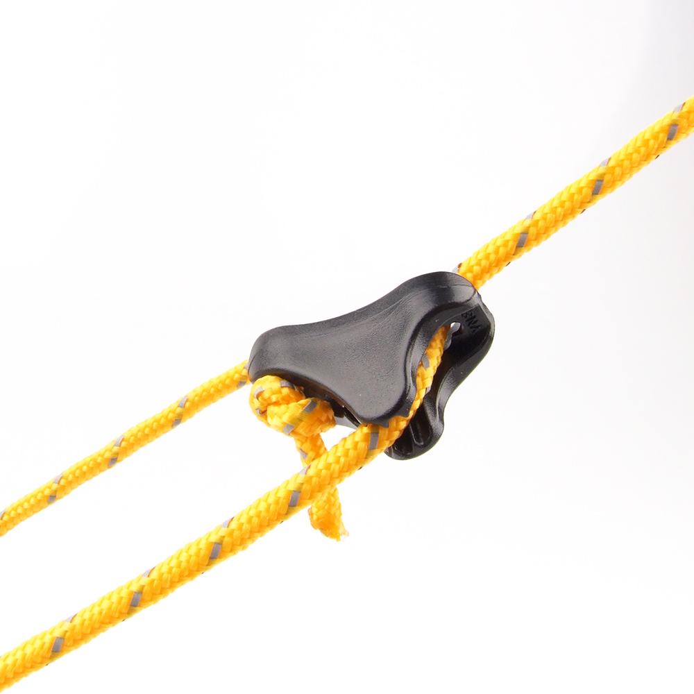 3x10 Triangle Guy Line Cord Tightner Runner Camping Tent Awning Rope Tensioner S