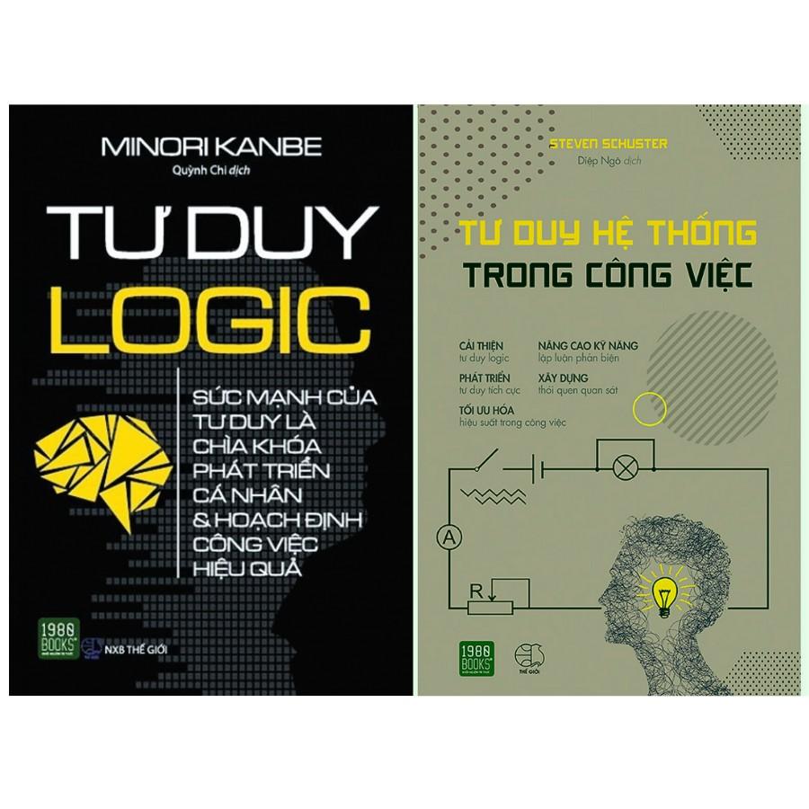 Sách  Combo 2 cuốn Tư duy logic + Tư duy hệ thống trong công việc - BẢN QUYỀN