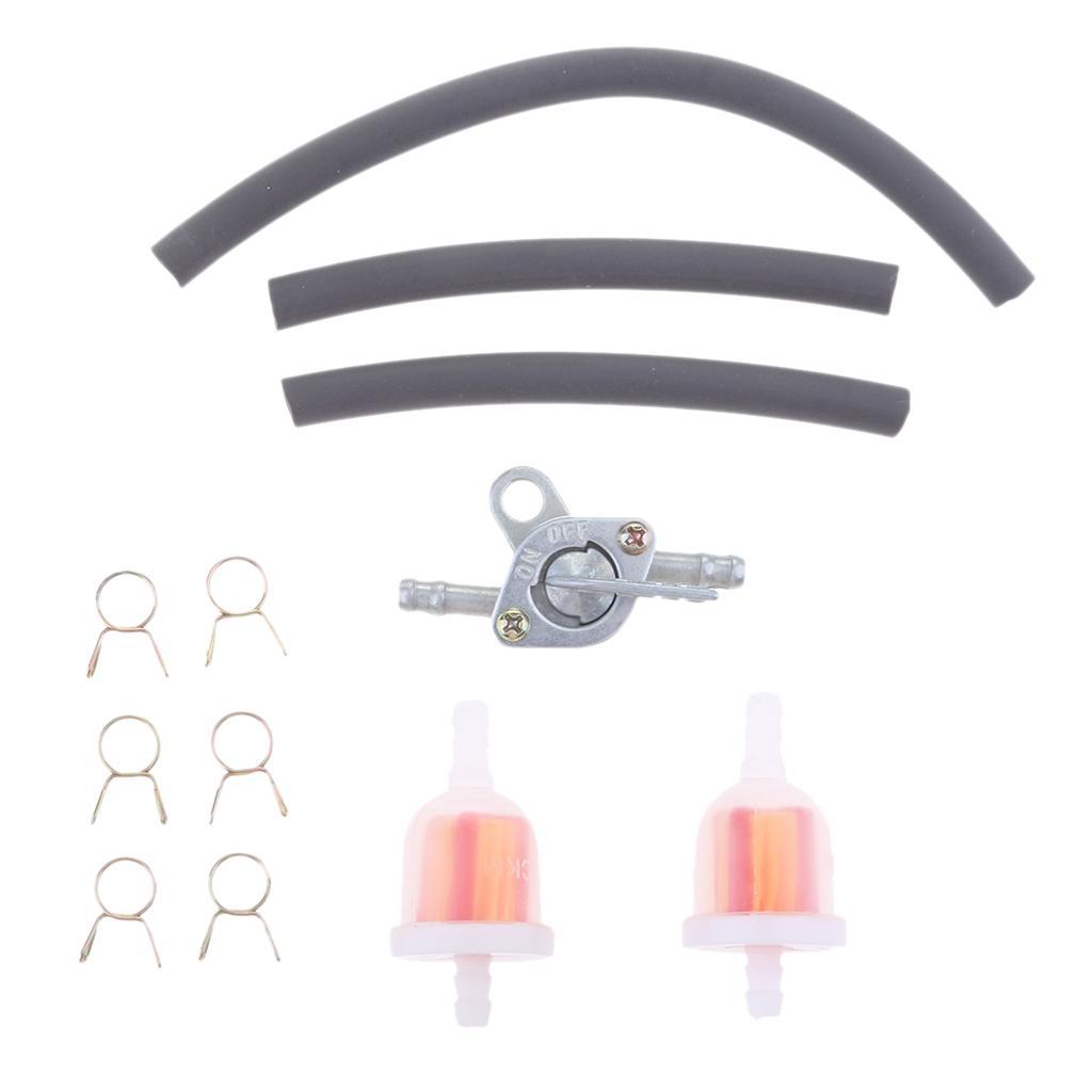 Motorcycle Dirt ATV Fuel Filter Hose Tube Tank Switch Petcock
