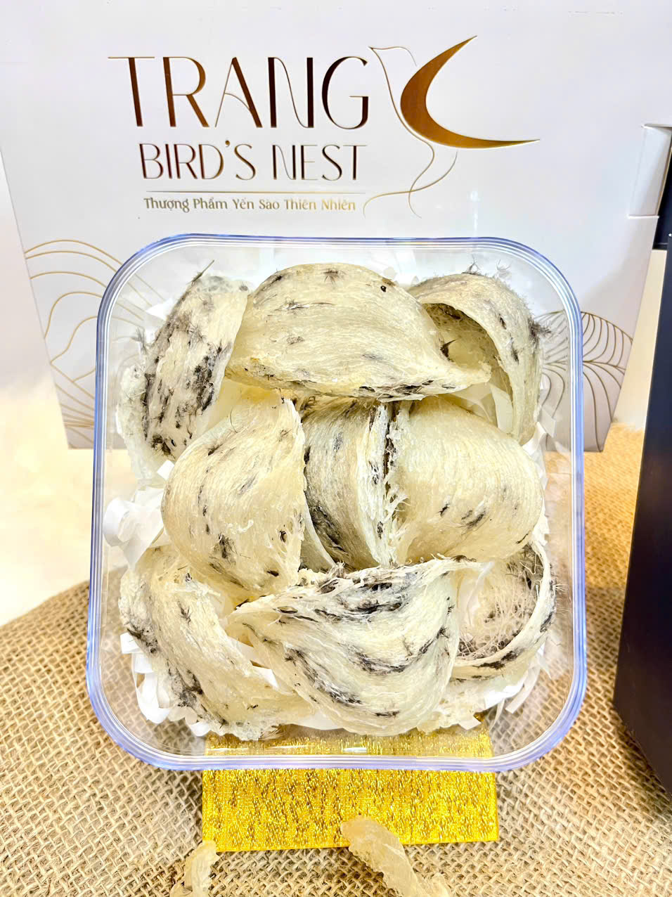 Tổ Yến Thô Tổ Góc  [Hộp 100g] - Trang Birdnest - Tăng cường sức đề kháng - Bổ phổi - Hỗ trợ điều trị ung thư - Điều hòa huyết áp - Cải thiện giấc ngủ - Bổ khí dưỡng nhan - Tăng cường sinh lực nam nữ