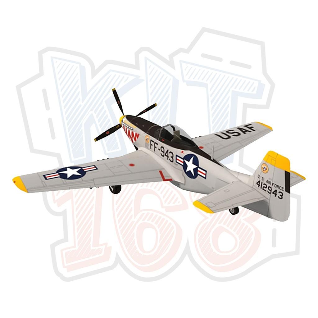 Mô hình giấy máy bay quân sự P-51D Mustang