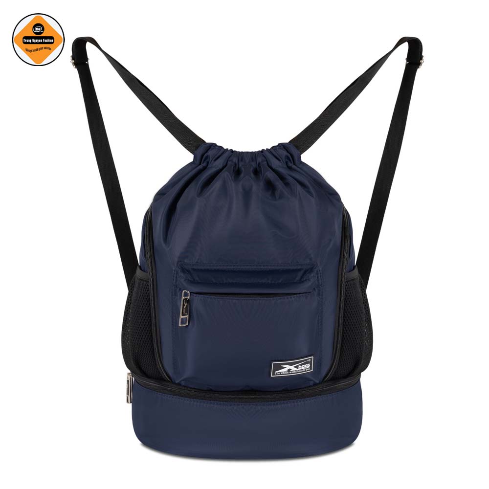 Túi Dây Rút Thể Thao Xbags Wisdom Màu Xanh – Balo Dây Rút Chống Thấm Nước, Thiết Kế Gọn Nhẹ Năng Động Cá Tính XB 6005!