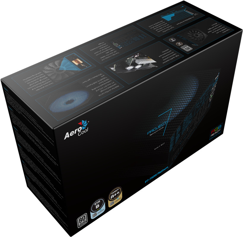 Nguồn máy tính Aerocool RGB P7 - 750W - 80 Plus Platinum - Hàng Chính Hãng