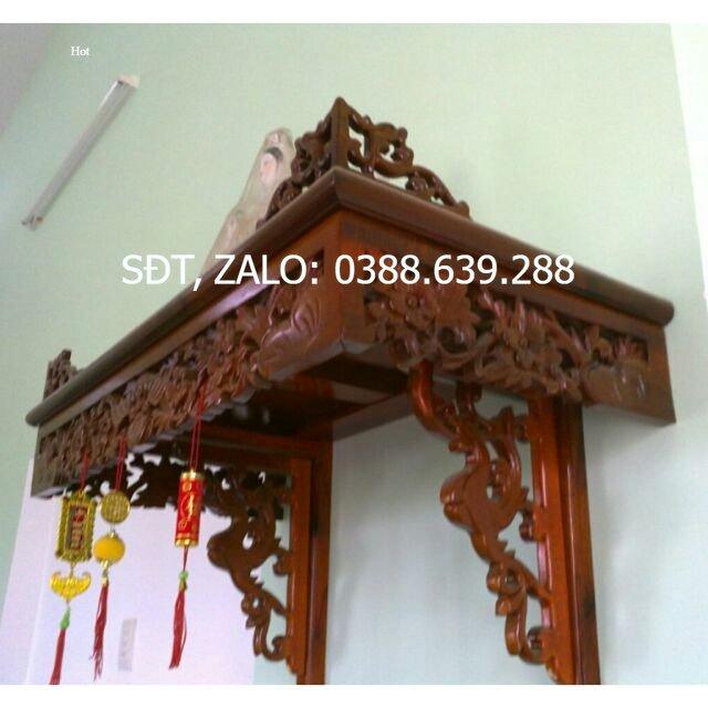 Bàn Thờ Trang Thờ VIP trạm Hoa Mai 127cm