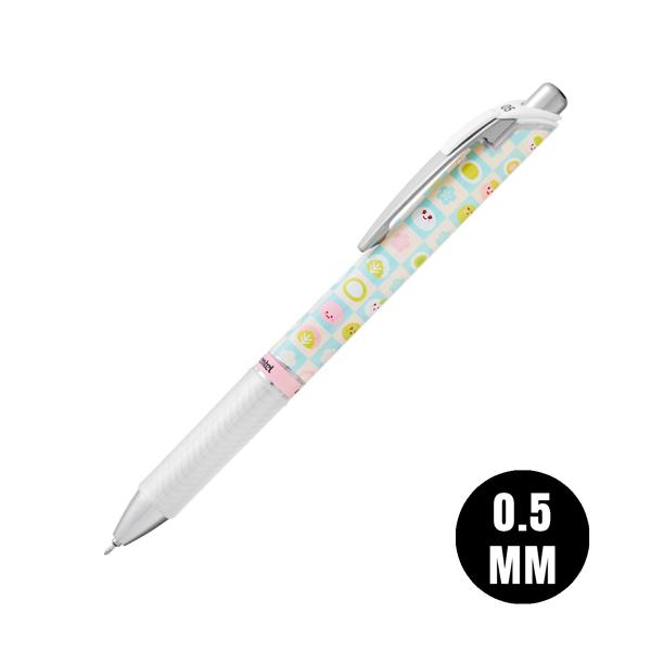 Bút Gel EnerGel Kawaii Snacks Series 0.5 mm - Pentel-BLN75KW44-A - Mochi - Mực Đen