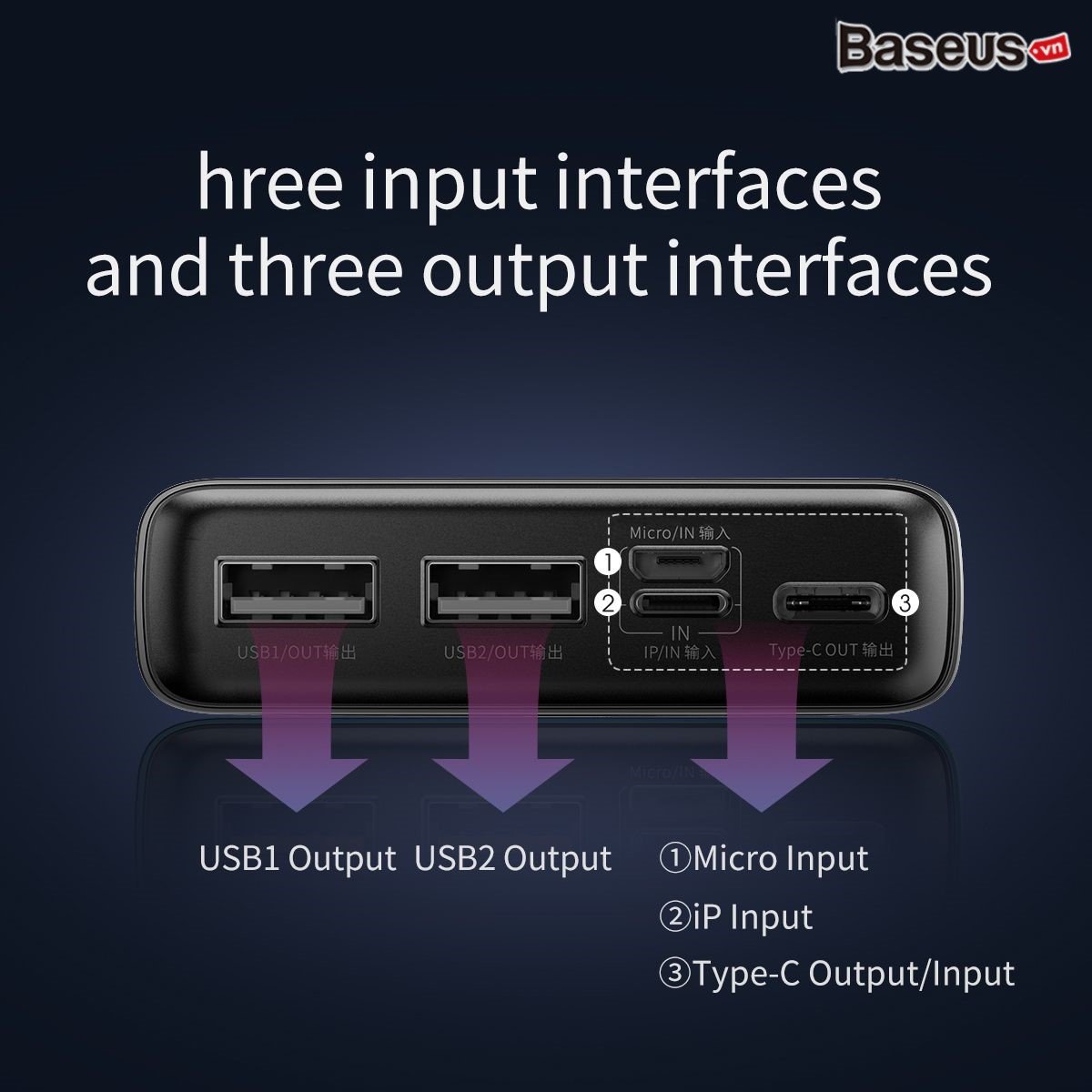 Pin dự phòng sạc nhanh 22.5W Baseus Adaman Metal Digital Display Quick Charge Power Bank 20000mAh - hàng chính hãng