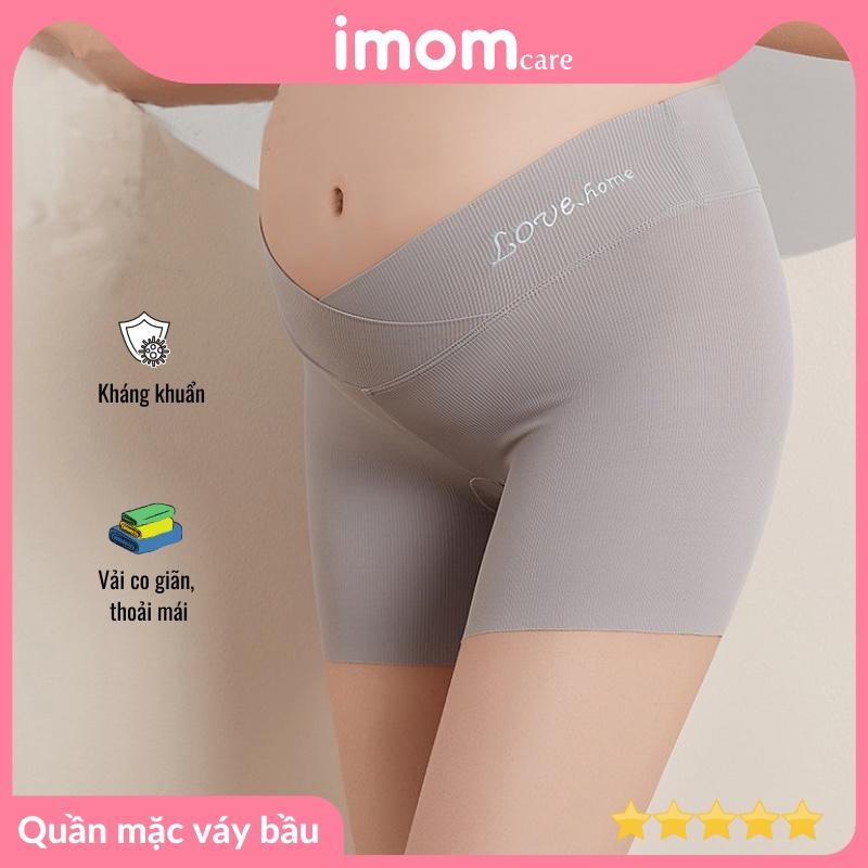 Quần váy bầu cạp chéo imom, thoáng mát, mềm mịn, kháng khuẩn, khử mùi, thoải mái suốt thai kỳ - QVB2