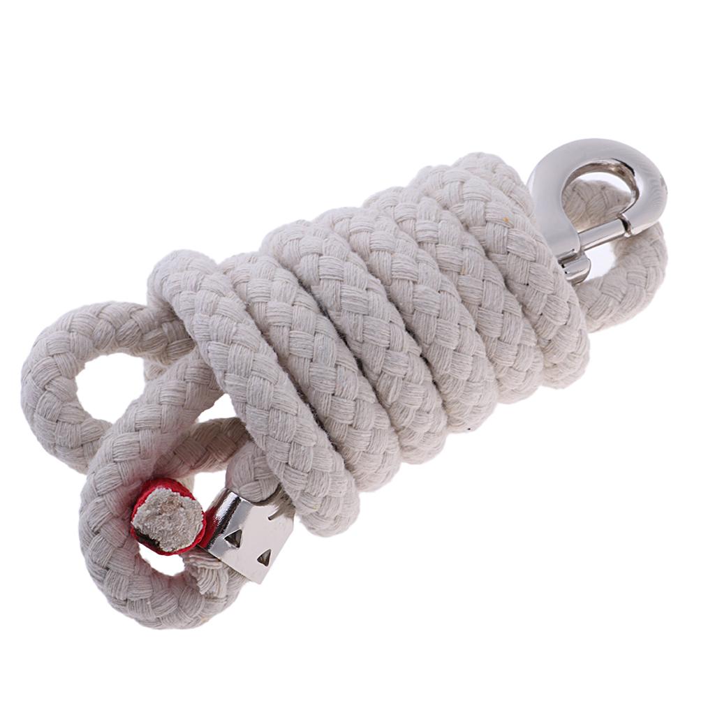 14mm Equestrian Horse Riding Lead Ropes Halters Cotton Weave Rein