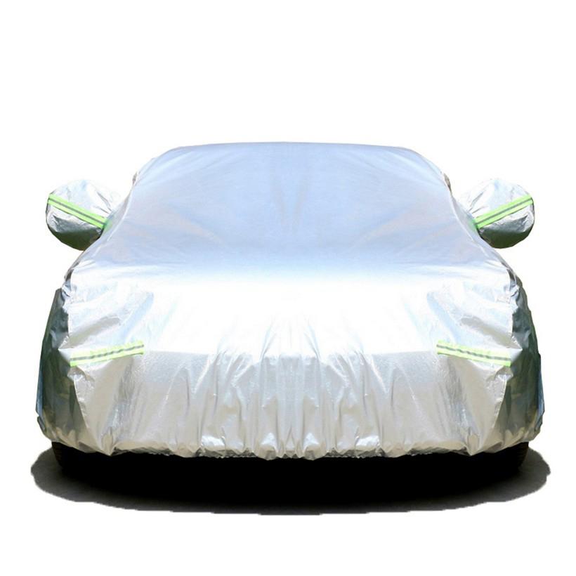 Bạt phủ xe ô tô một lớp vải dù Polyester Oxford Fabric chống thấm nước hoàn hảo che xe ôtô 4 chỗ đến 7 chỗ
