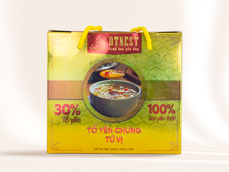 Yến Chưng Tứ Vị DTNEST - Lốc 6 Hũ - Bồi Bổ Sức Khỏe
