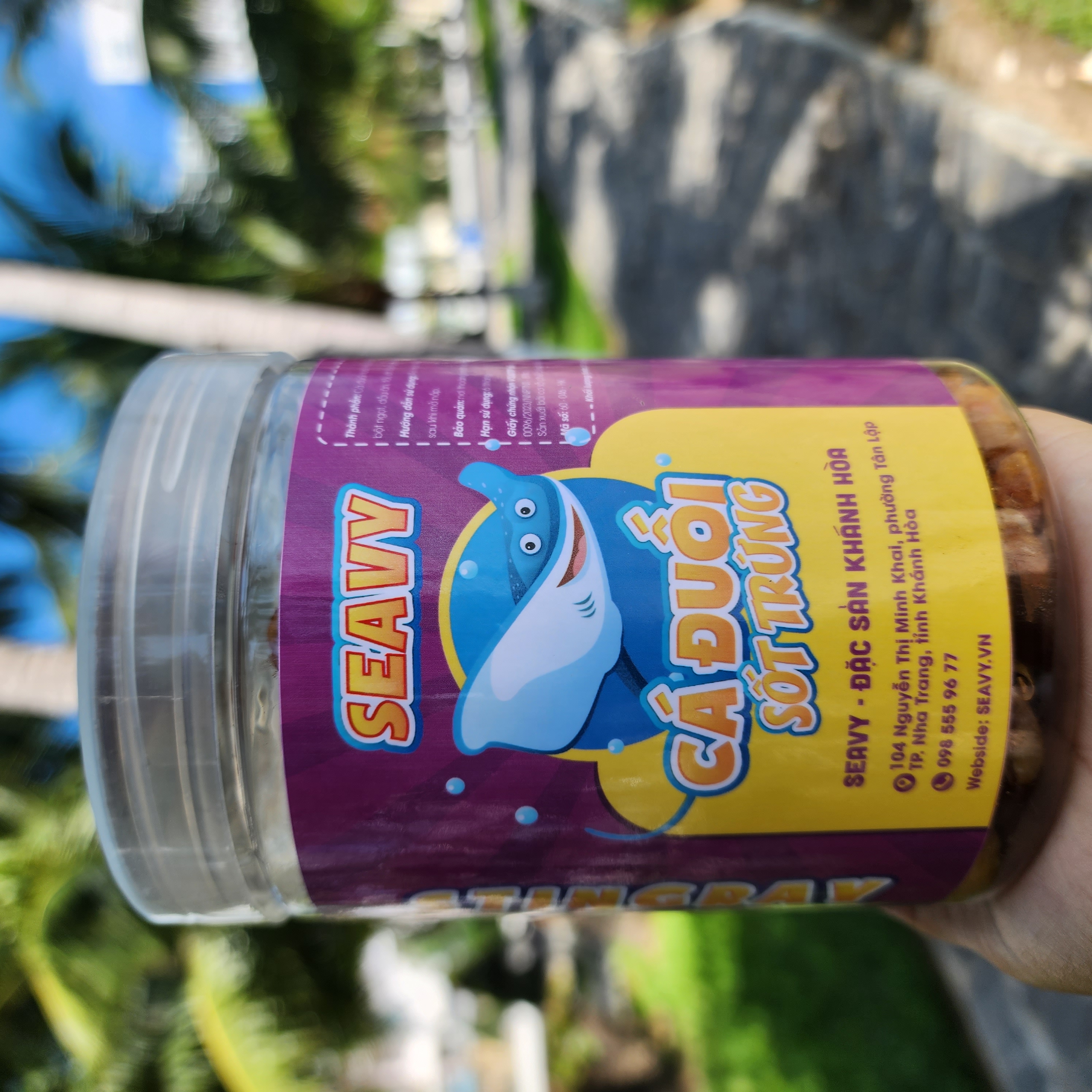 Đặc Sản Nha Trang-Cá Đuối Sốt Trứng,Seavy Hộp 220 gram