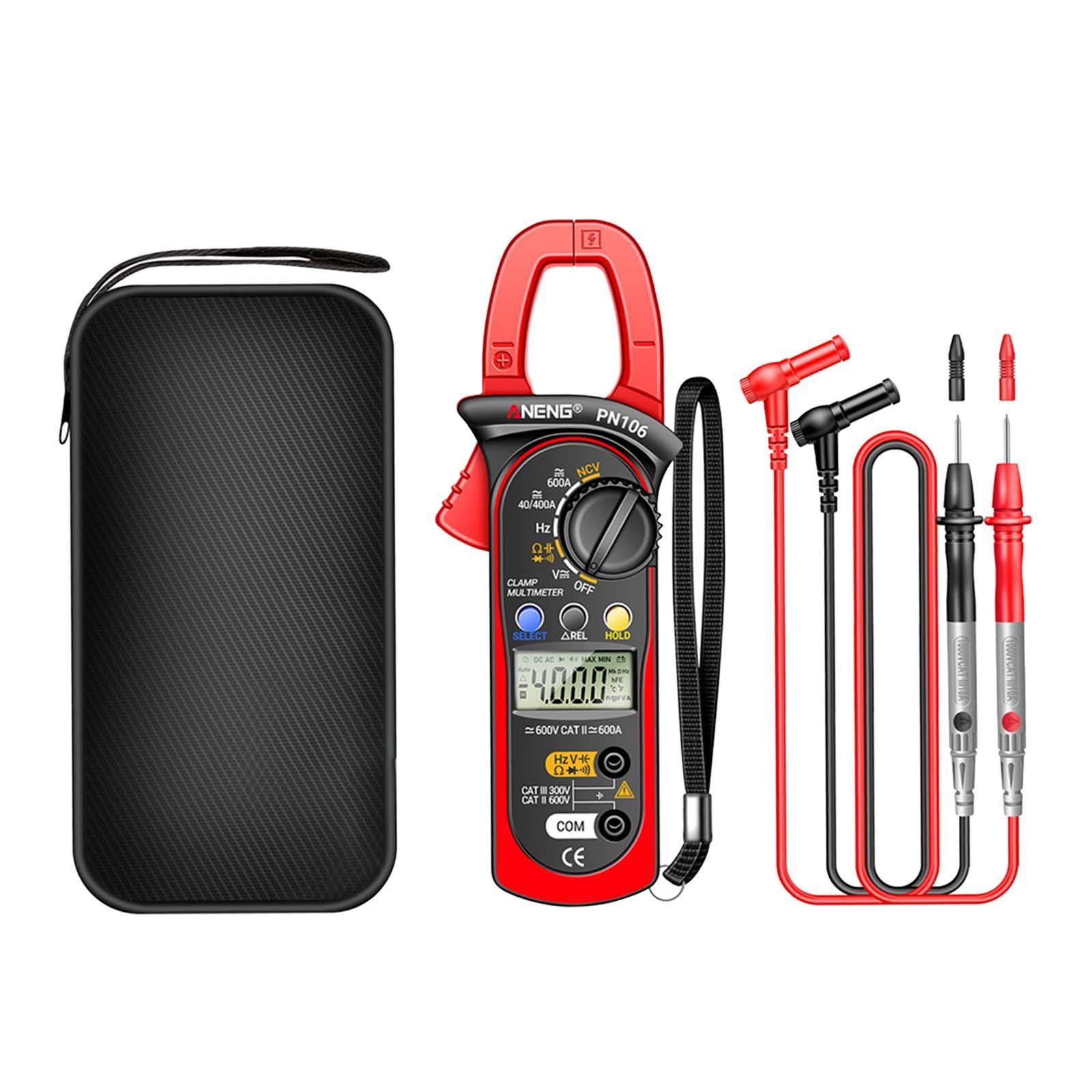 Digital Clamp Meter Voltage Meter Backlight Screen Auto Range Portable Professional Electrician Tool Multi Tester for Household Outlets Cars