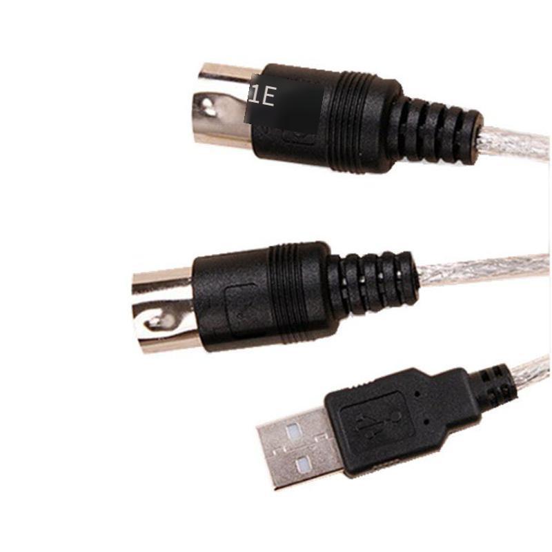 Phong cách mới nhất Cáp MIDI sang USB dòng đàn organ điện tử dòng chỉnh sửa nhạc dòng đàn organ điện tử Dải dây truyền MIDI