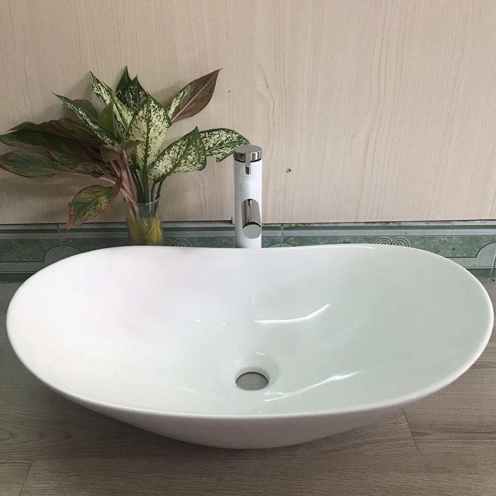 LAVABO THỎI TRẮNG