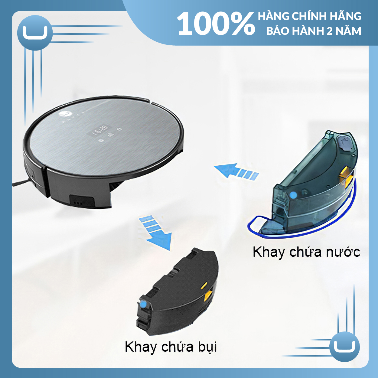 Robot hút bụi lau nhà Ultty SKJ RB01X - Hàng chính hãng